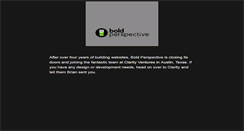 Desktop Screenshot of boldperspective.com