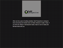 Tablet Screenshot of boldperspective.com